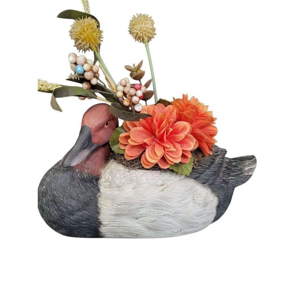 Vtg‎ Duck Planter Ceramic FTD Vase Planter 1990's 10" x 6" x 4"